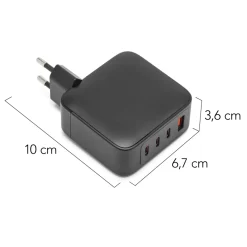 Linocell Premium GaN multiladdare PD 3.1 140 W Svart