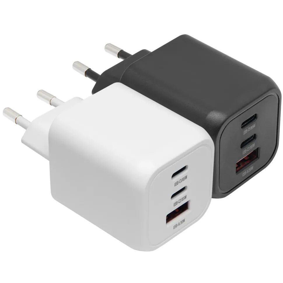 Linocell Premium GaN multiladdare 65 W PD Svart