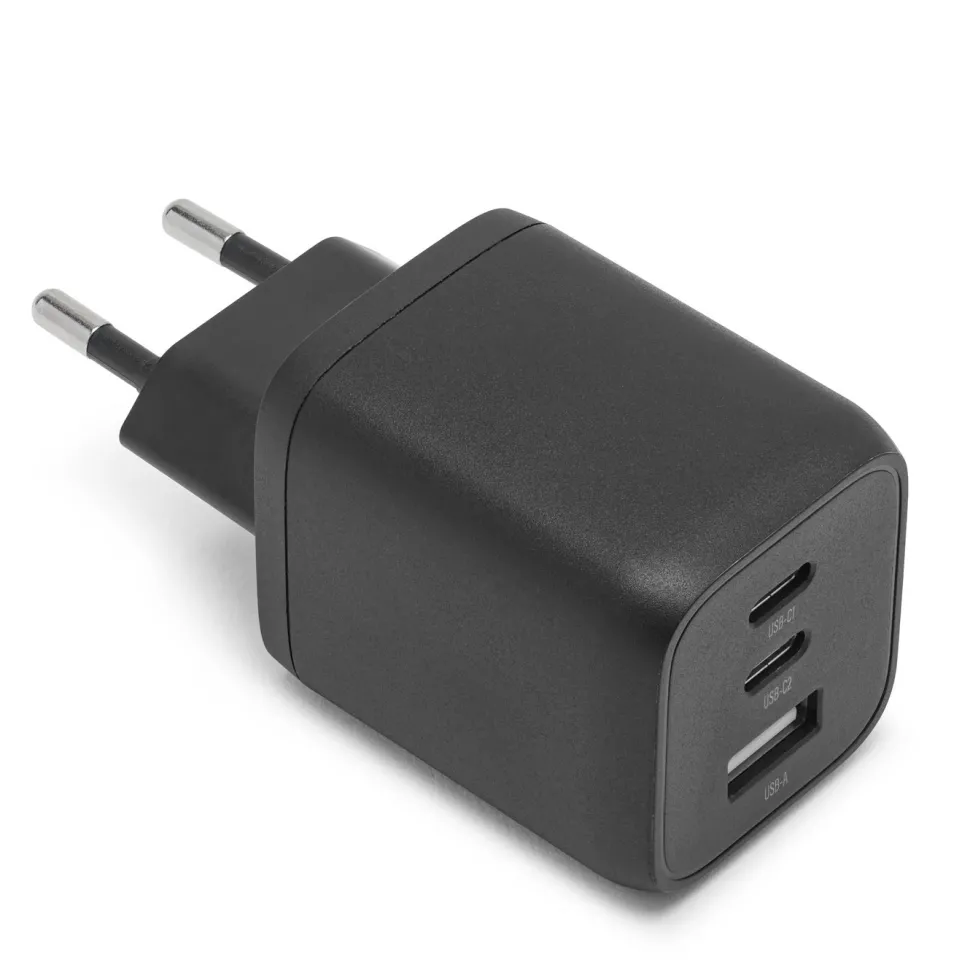 Linocell Premium GaN USB-C laddare med PD 65 W Svart