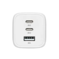 Linocell Premium GaN USB-C laddare med PD 65 W Vit