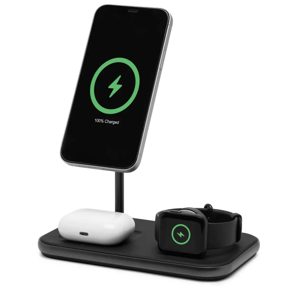 Linocell Premium 3-i-1-laddstation med MagSafe-kompatibilitet