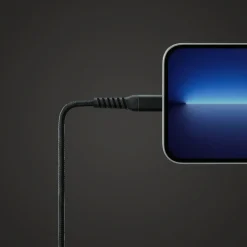Linocell Premium Kevlar Lightning-kabel 2 m Svart