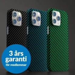 Linocell Premium Kevlar Tåligt skal för iPhone 13 Pro Grön