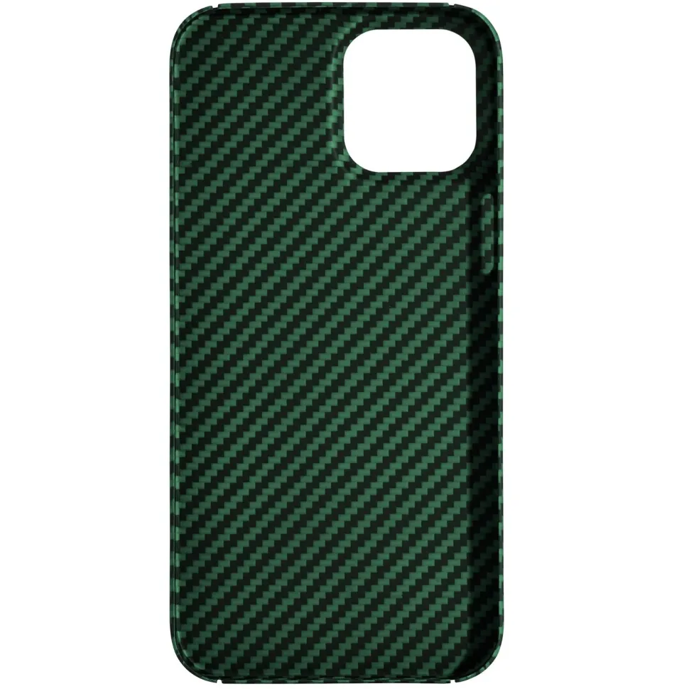 Linocell Premium Kevlar Tåligt skal för iPhone 12 Pro Max Grön