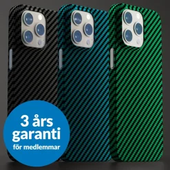Linocell Premium Kevlar Tåligt skal för iPhone 13 Pro Max Grön
