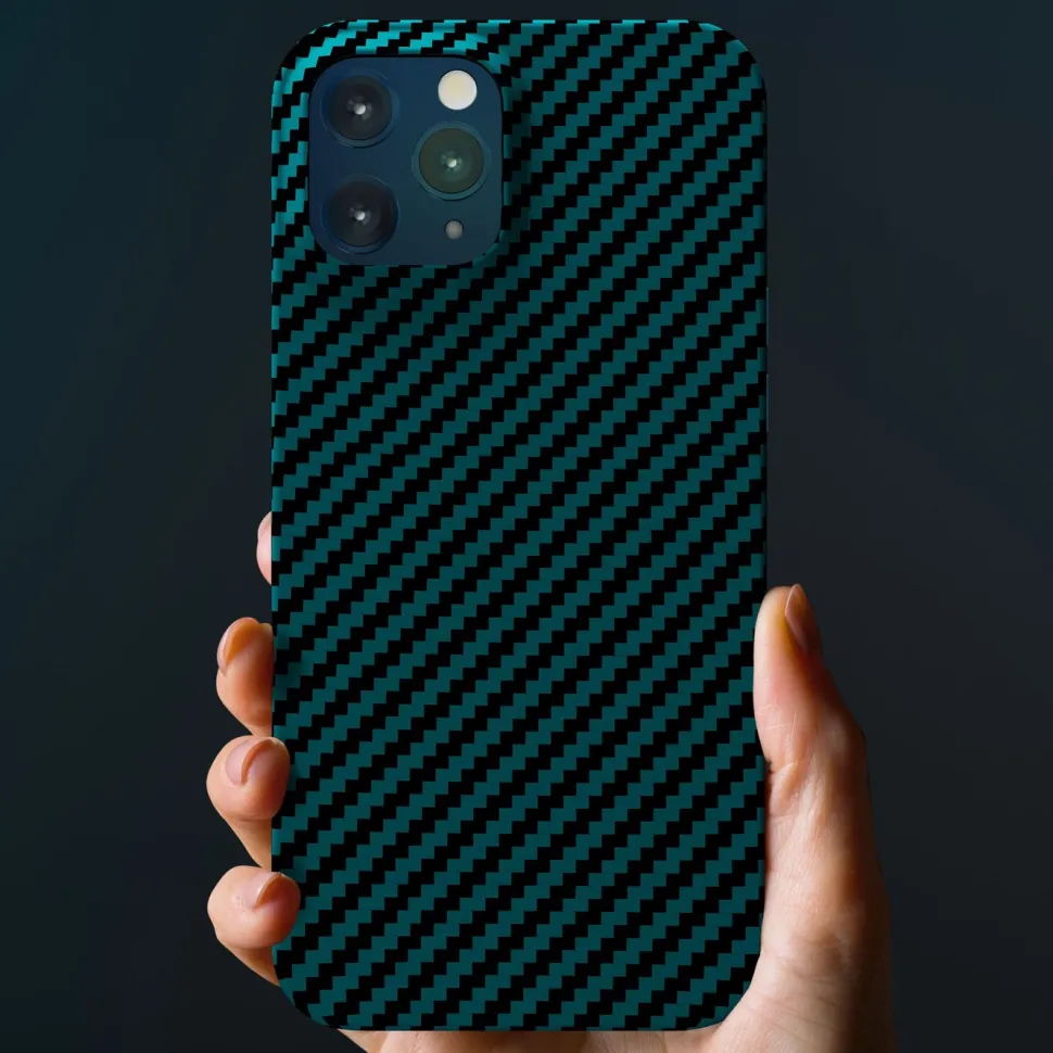 Linocell Premium Kevlar Tåligt skal för iPhone 12 Pro Max Blå
