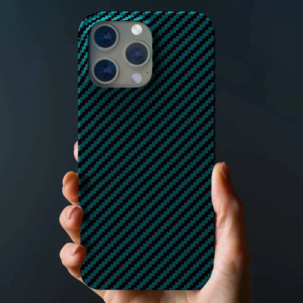Linocell Premium Kevlar Tåligt skal för iPhone 13 Pro Blå