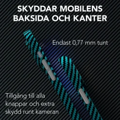 Linocell Premium Kevlar Tåligt skal för iPhone 13 Pro Max Blå