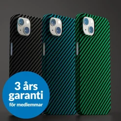 Linocell Premium Kevlar Tåligt skal för iPhone 13 Grön