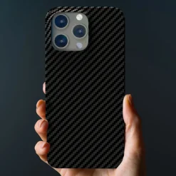 Linocell Premium Kevlar Tåligt skal för iPhone 13 Pro Svart