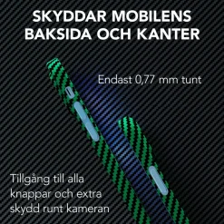Linocell Premium Kevlar Tåligt skal för iPhone 13 Mini Grön