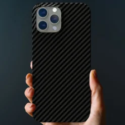 Linocell Premium Kevlar Tåligt skal för iPhone 13 Pro Max Svart