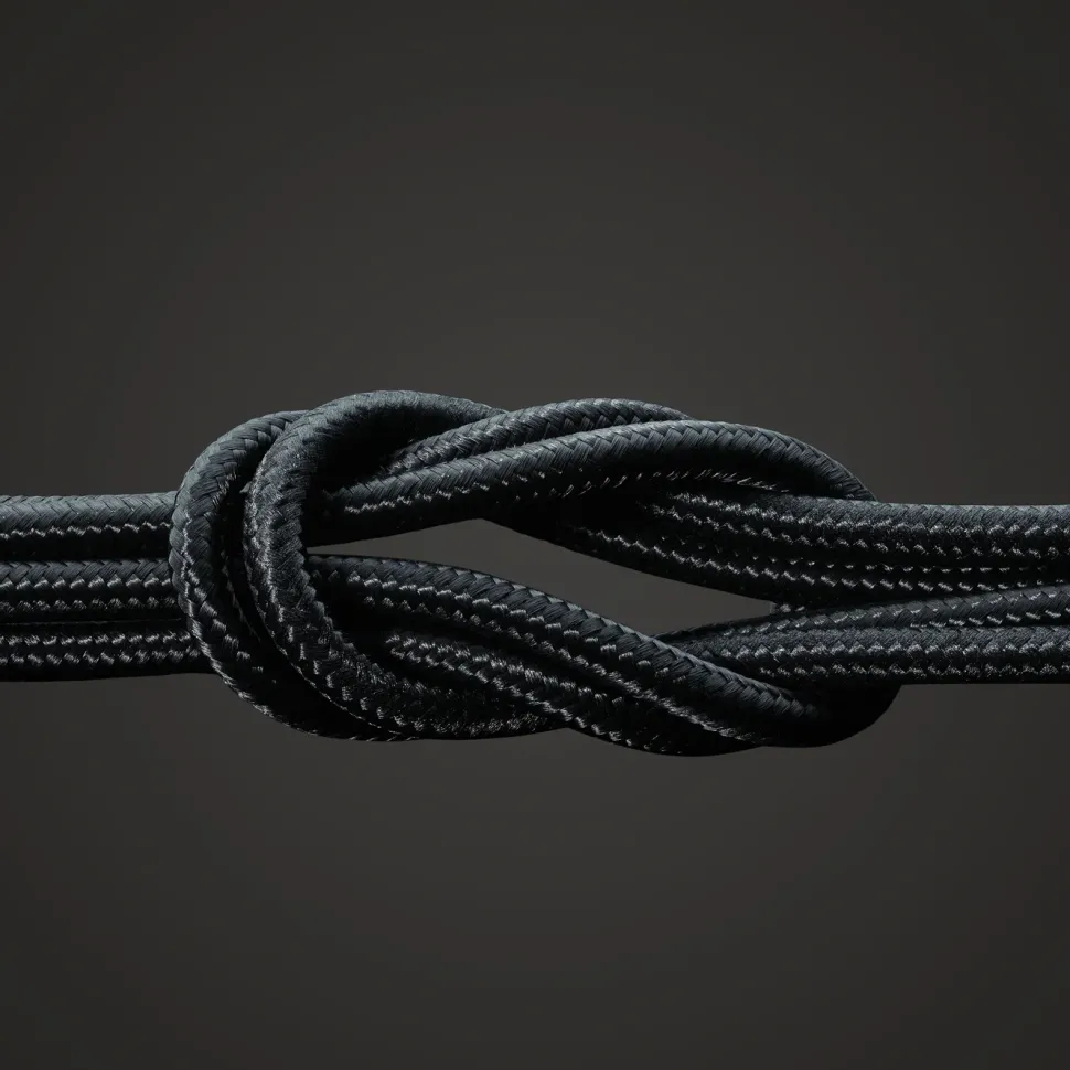 Linocell Premium Kevlar USB-A till Lightning-kabel 1 m Svart