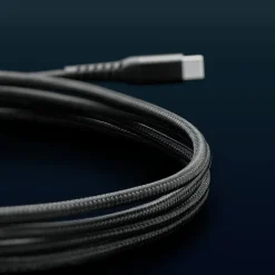 Linocell Premium Kevlar USB-C- till Lightning-kabel Svart 0,5 m
