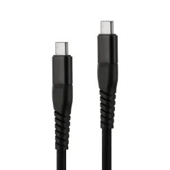 Linocell Premium Kevlar USB-C 3.2-kabel Svart 1 m