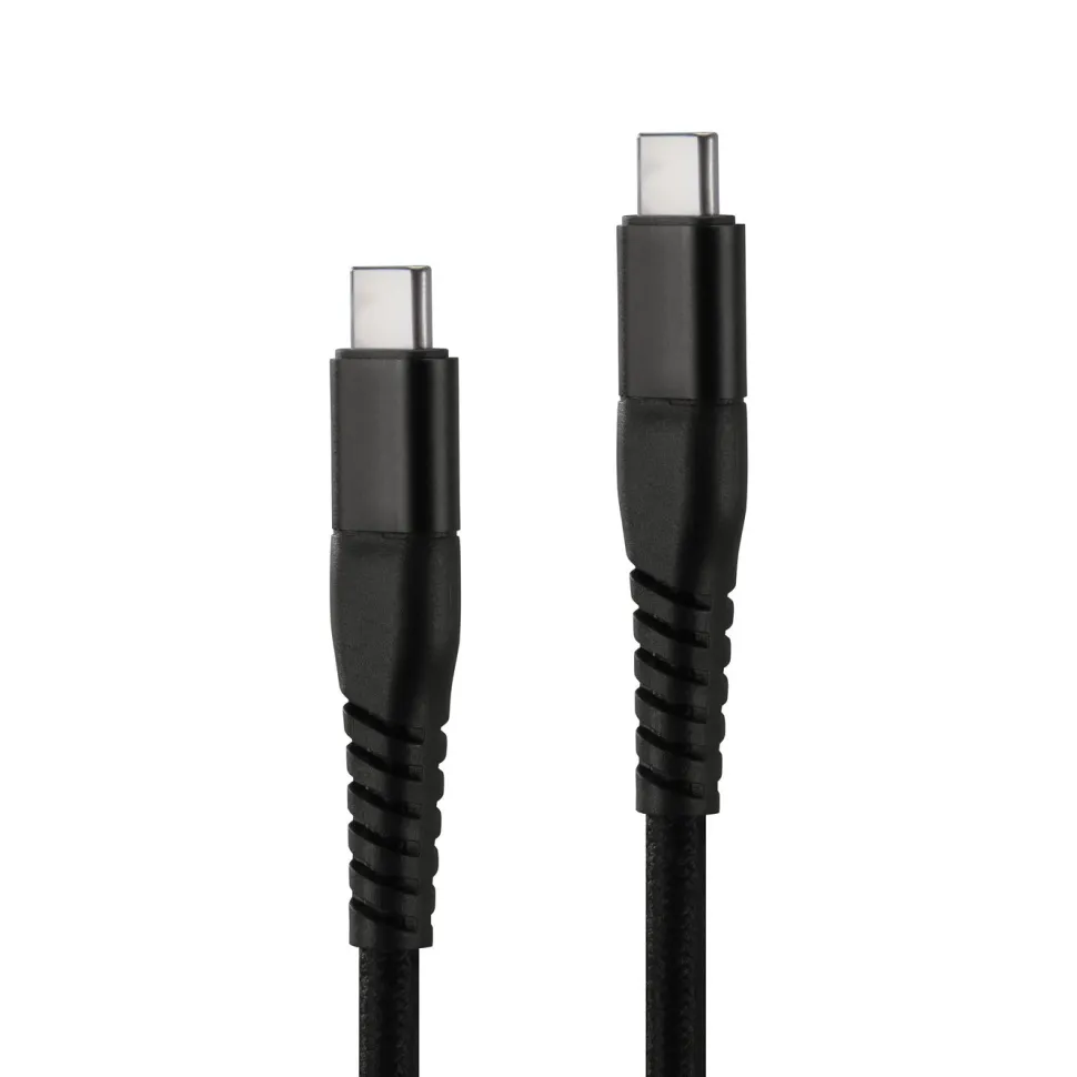 Linocell Premium Kevlar USB-C 3.2-kabel Svart 1 m