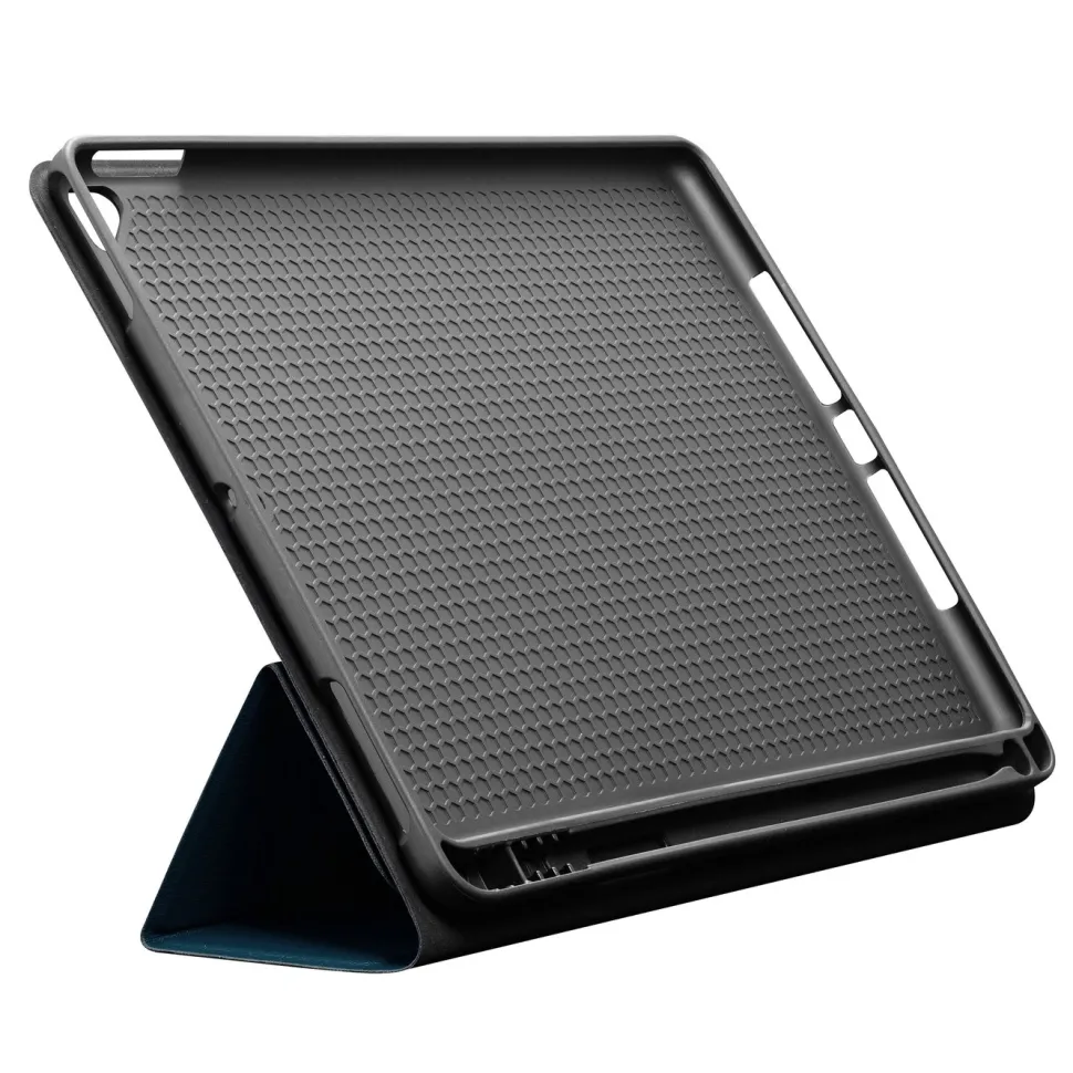 Linocell Premium Trifold Cover för iPad (7:e-9:e gen), Air (3:e gen), Pro (10,5 tum) Blå