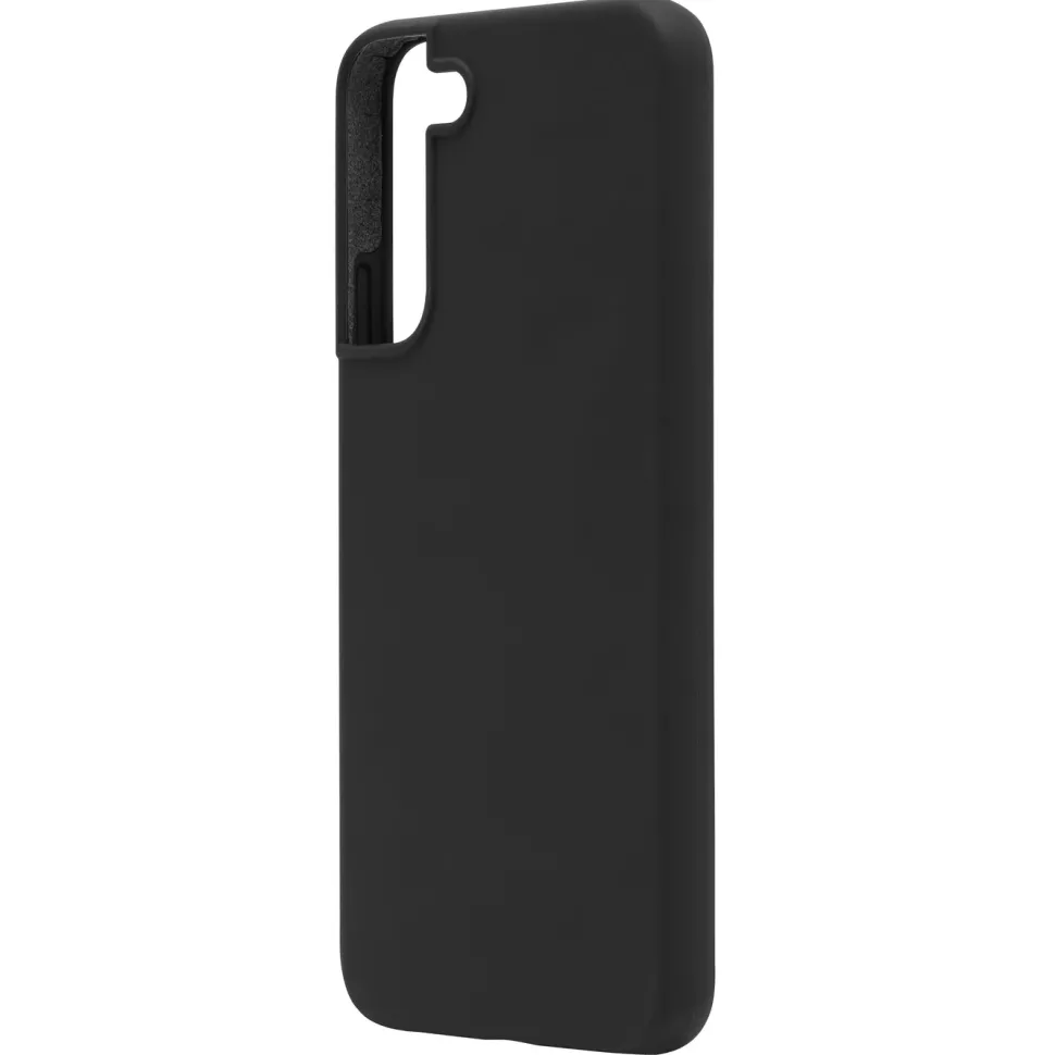 Linocell Rubber Case för Galaxy S22 Plus Svart