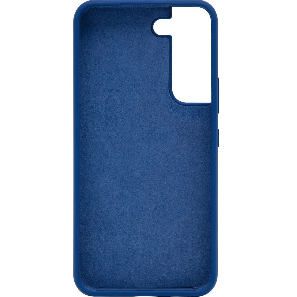Linocell Rubber Case för Galaxy S22 Blå