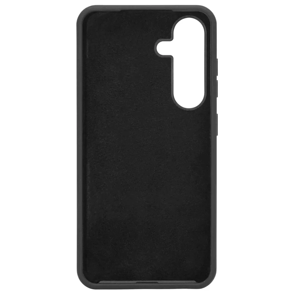 Linocell Rubber Case för Galaxy S24 Svart