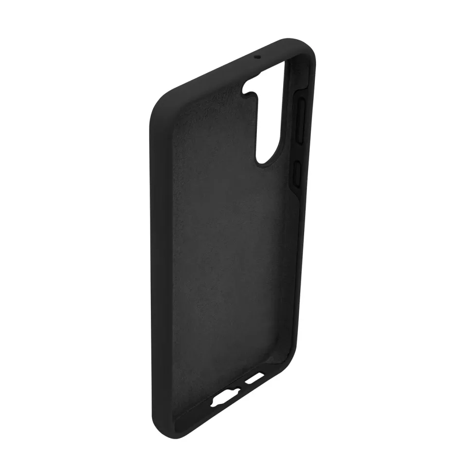 Linocell Rubber Case för Galaxy S23 Plus Svart