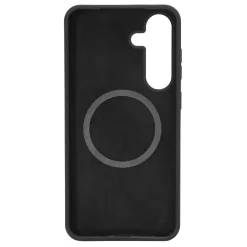 Linocell Rubber Case för Galaxy S25 Plus Svart