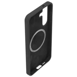 Linocell Rubber Case för Galaxy S25 Plus Svart