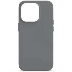 Linocell Rubber case för iPhone 14 Pro Grå
