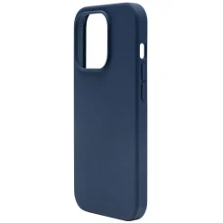 Linocell Rubber case för iPhone 15 Pro Blå