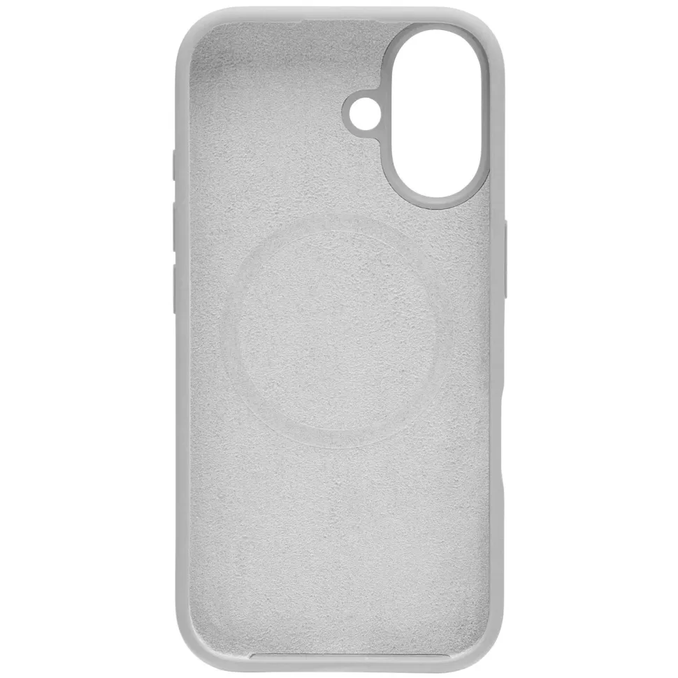 Linocell Rubber case för iPhone 16 Grå