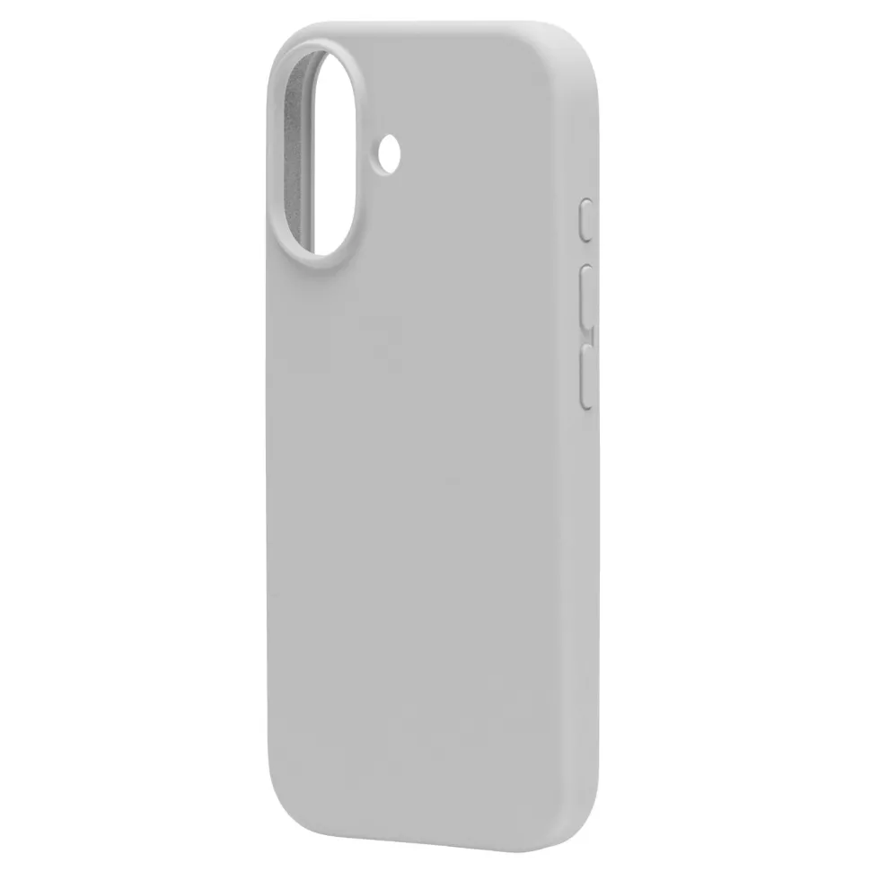Linocell Rubber case för iPhone 16 Grå