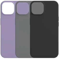 Linocell Rubber case för iPhone 13, 14 och 16e Lavendel