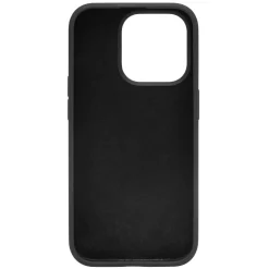 Linocell Rubber case för iPhone 15 Pro Svart
