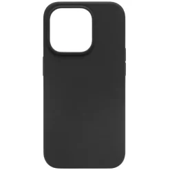 Linocell Rubber case för iPhone 15 Pro Svart