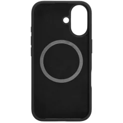 Linocell Rubber case för iPhone 16 Svart