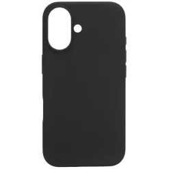 Linocell Rubber case för iPhone 16 Svart