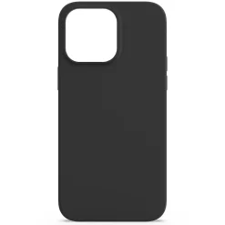 Linocell Rubber case för iPhone 14 Pro Max Svart