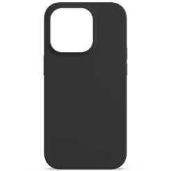 Linocell Rubber case för iPhone 14 Pro Svart