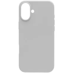 Linocell Rubber case för iPhone 16 Plus Grå