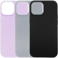 Linocell Rubber Case iPhone för iPhone 13 Mini Grå