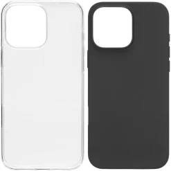 Linocell Second skin för iPhone 16 Pro Max Svart