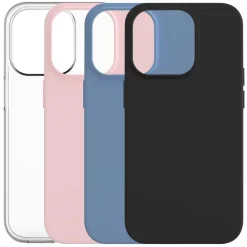 Linocell Second skin för iPhone 14 Pro Blå