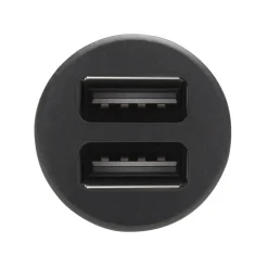 Linocell USB-billaddare med dubbla USB-portar 4,8 A Svart