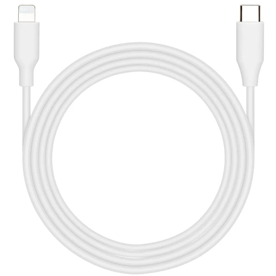 Linocell USB-C till Lightning-kabel Vit 2 m