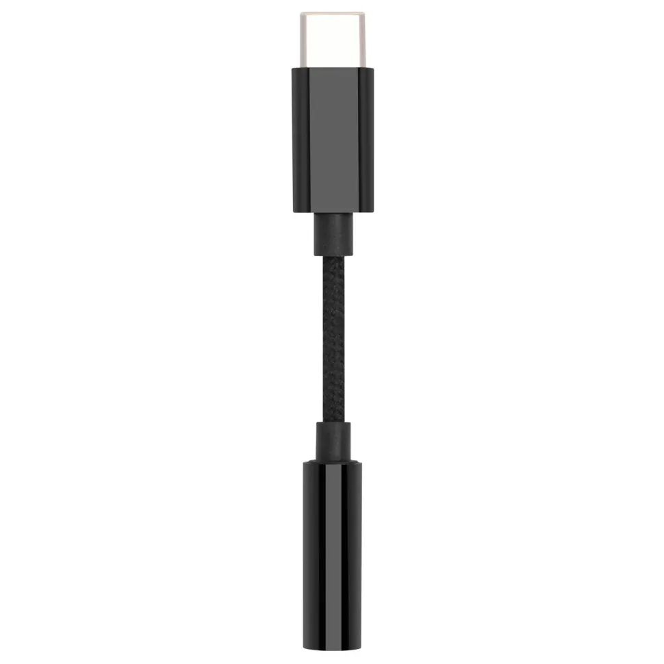 Linocell USB-C till 3,5 mm Svart