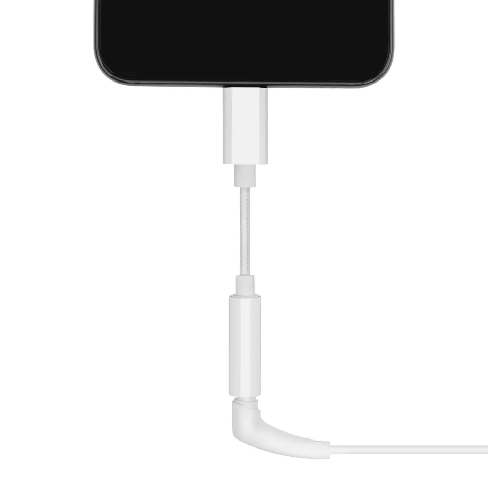 Linocell USB-C till 3,5 mm Vit