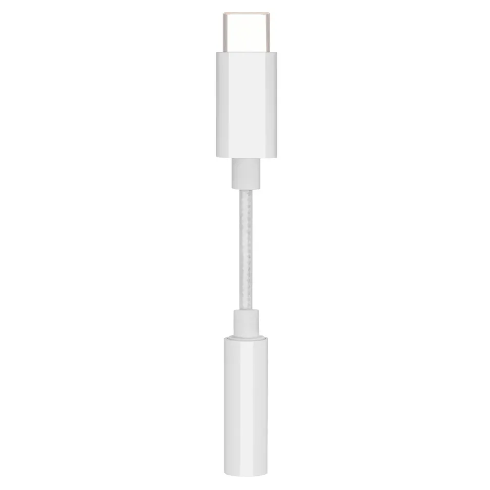 Linocell USB-C till 3,5 mm Vit