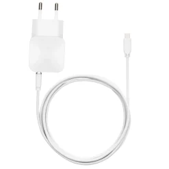 Linocell USB-laddare med Micro-USB-kabel 2,4 A Vit