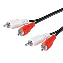 Ljudkabel med 2x RCA 20 m