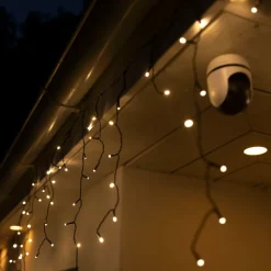 Ljusslinga Istapp 360 LED 10,65 m (svart)
